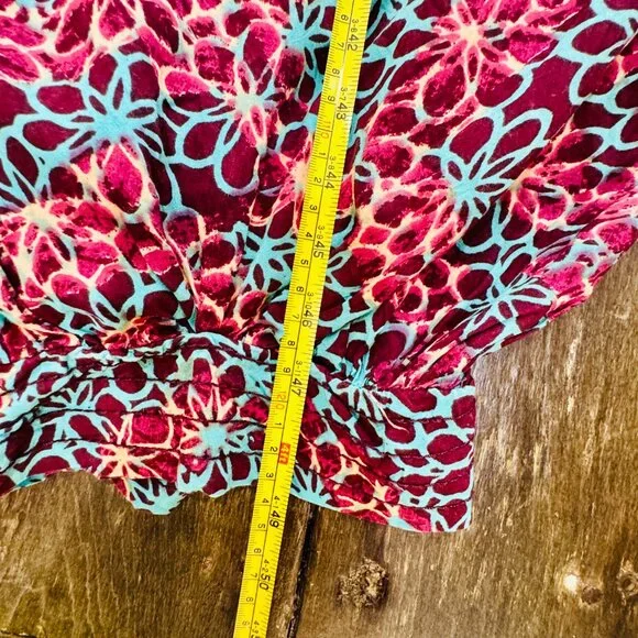 Anthropologie Women's Printed Smocked Button Front Lounge Jumpsuit SZ LG - Picture 12 of 15